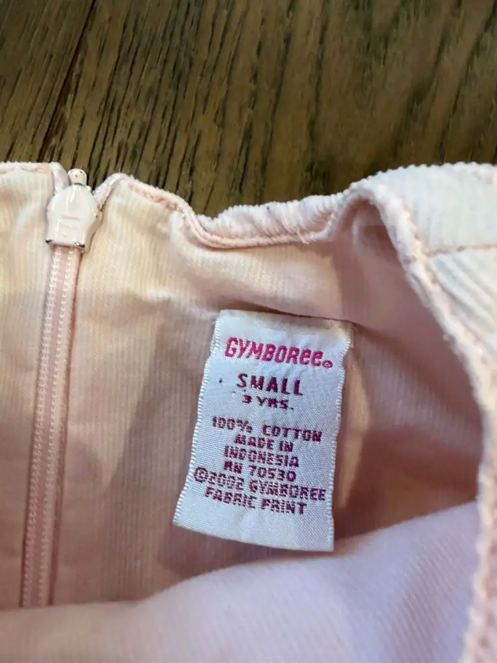Gymboree Pink Corduroy Floral Ruffle Tiered Dress